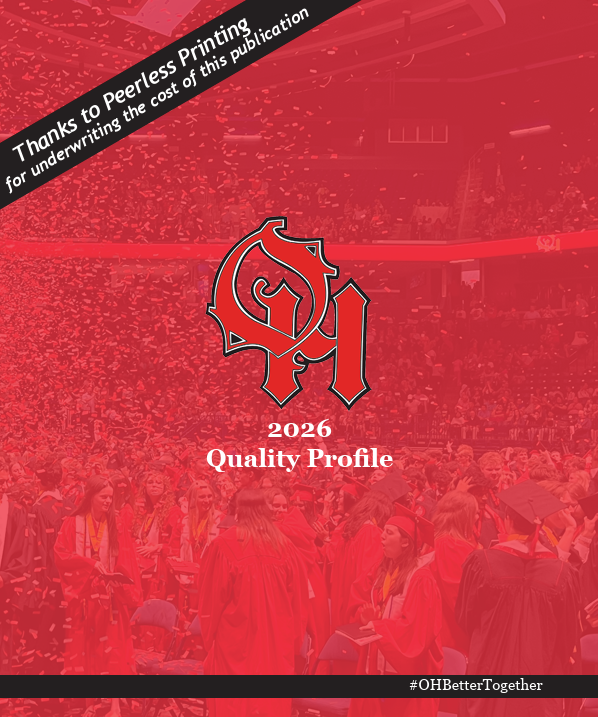 Image of the cover of the 2025-26 quality profile report